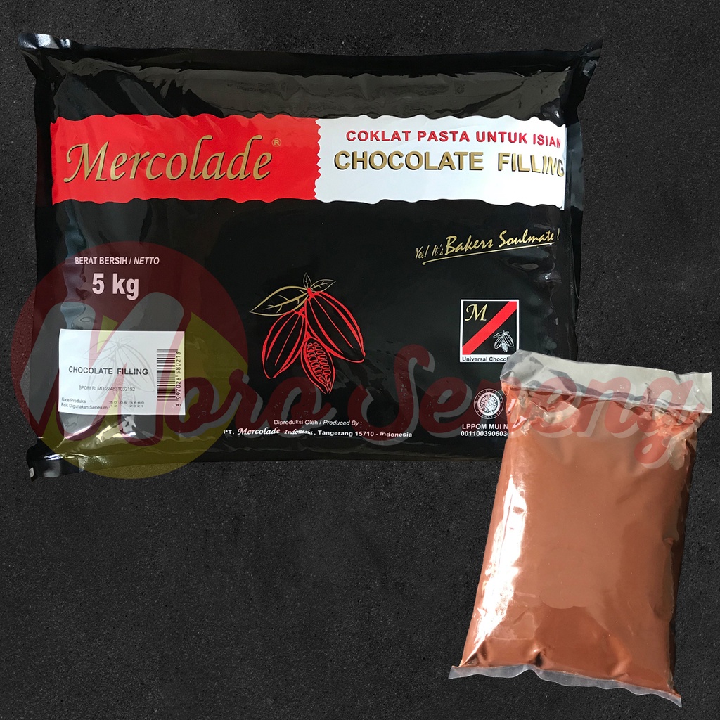 Filling Coklat / Chocolate Filling / Isian Pasta Coklat Mercolade (Repack)