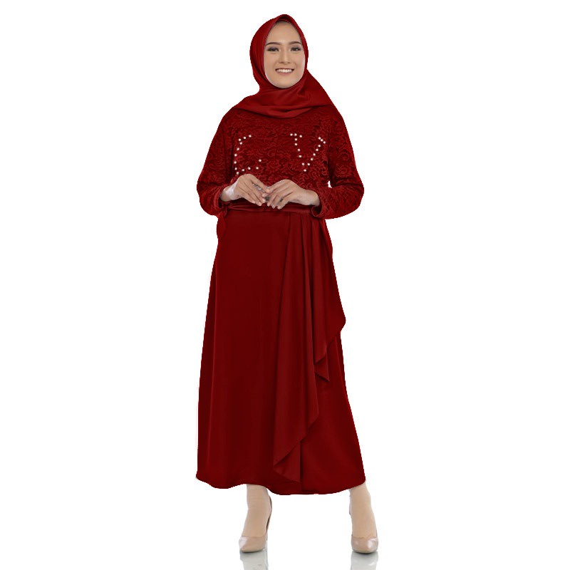 BO - MAXI MIKAYLA LV / MAXI LV WANITA / MAXI DRESS POPULER / MAXI TERLARIS / FASHION MUSLIM