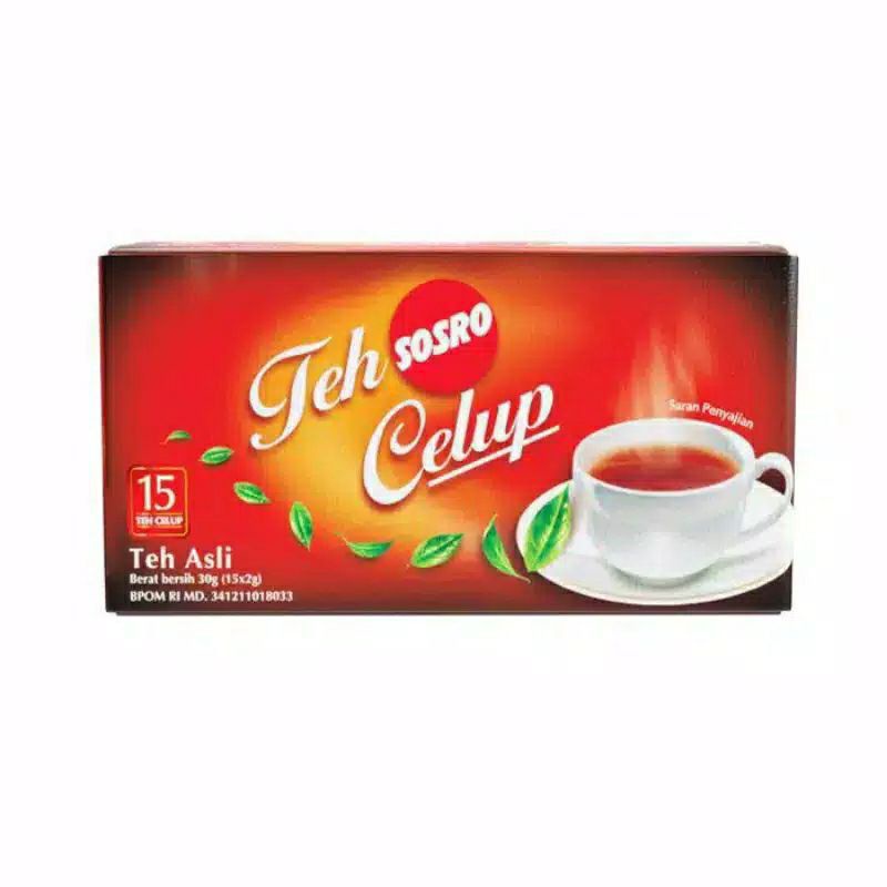 

TEH SOSRO CELUP ISI 15 TEH CELUP SOSRO KECIL