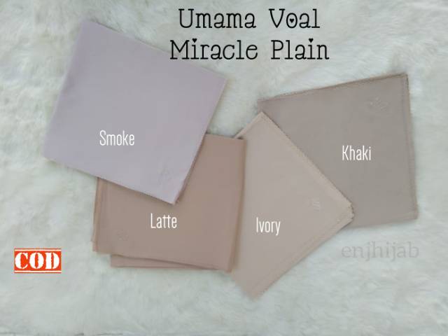 PART 1 JILBAB VOAL MIRACLE PLAIN UMAMA  JILBAB HIJAB KERUDUNG SEGIEMPAT POLOS LASER CUT  UMAMA