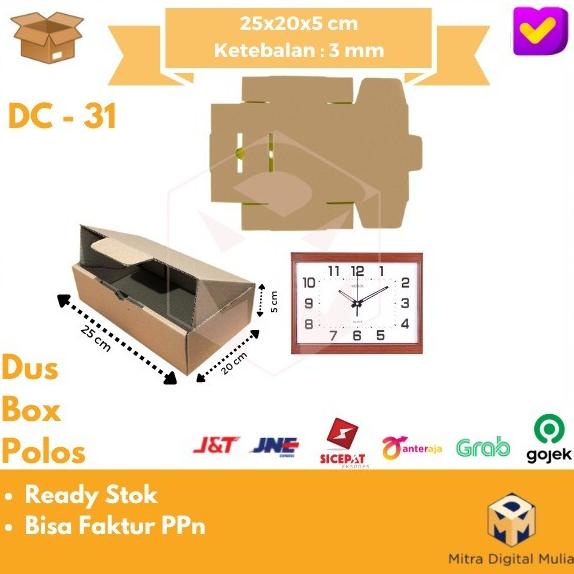 

Kardus Dus Polos DC-31 Diecut 25 x 20 x 5 Box Makanan / Hampers