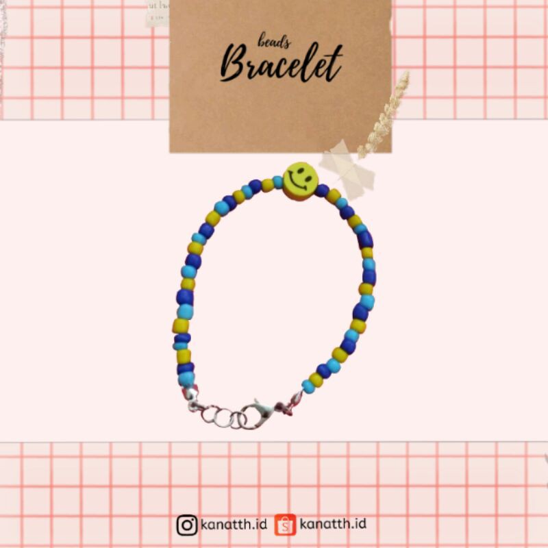 Beads Bracelet | Manik Biru Kuning | Tay Tawan Bracelets