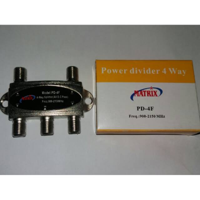 Power divider matrix 4 way pd-4F paralel 2 - 4 receiver