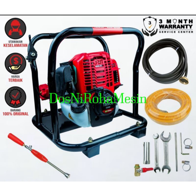 Sprayer Portabel tasco 4tak Komplit selang 10 meter