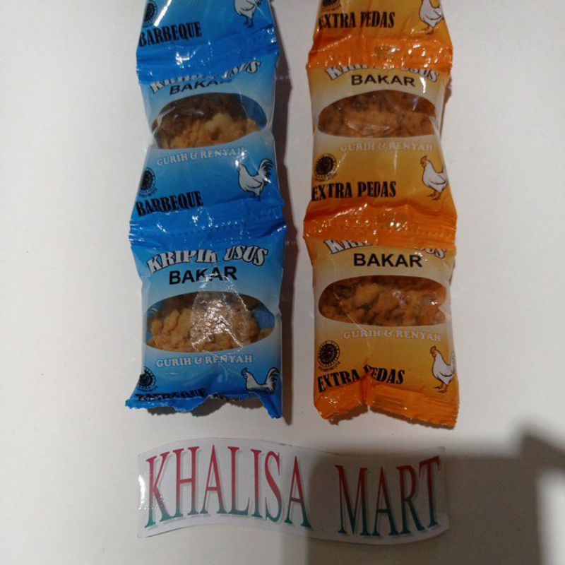 

Kripik Usus Bakar Renteng 10 PCS | TERLARIS