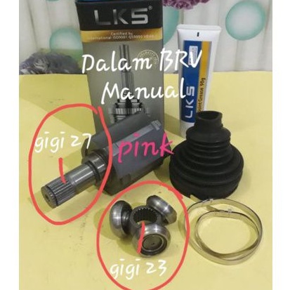 Cv Joint Dalam As Roda Depan As Kopel Honda BRV Manual 2016