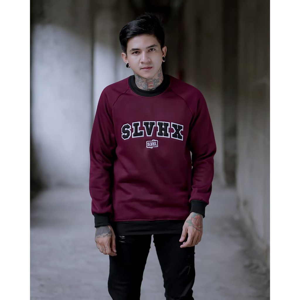 Sweater Hoodie Salviohexia Sweater Pria Unisex Sweater Slvhx Full Bordir