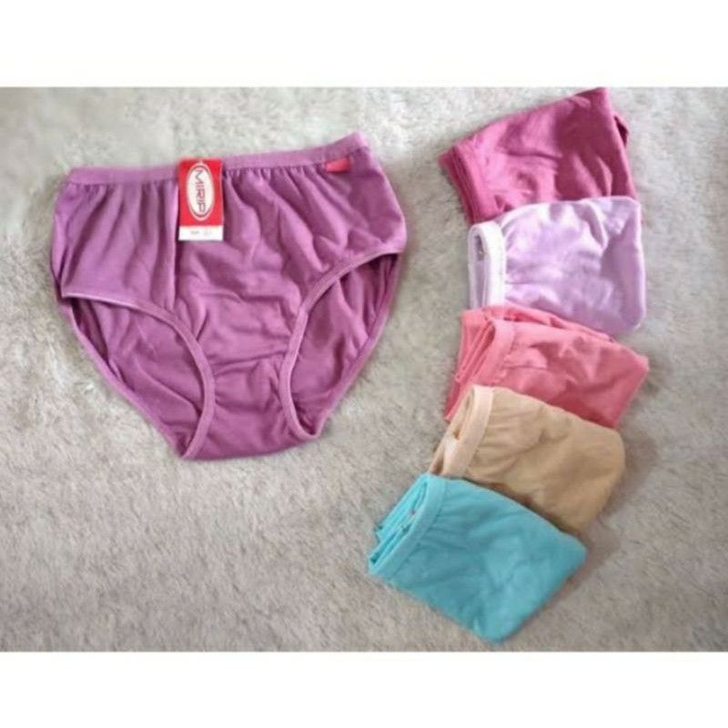 3 pcs celana dalam wanita polos bahan katun termurah | cd karet kecil mirip, dinna, britex, vignette, ra wuhan