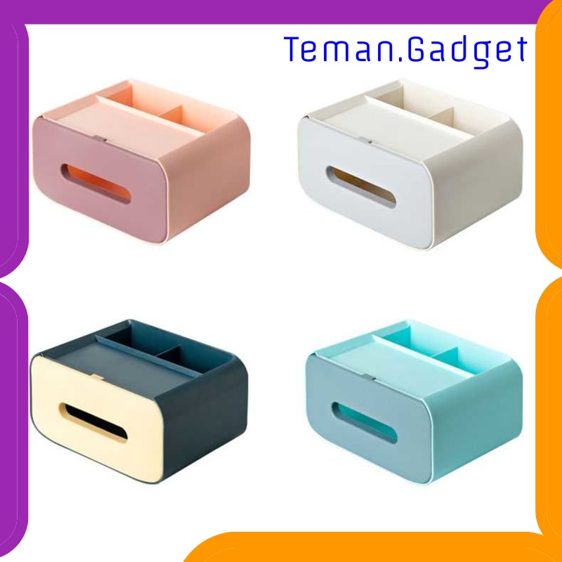 TG-DG2030 FIQILE KOTAK TISU ORGANIZER WITH SMARTPHONE HOLDER - ZJ012