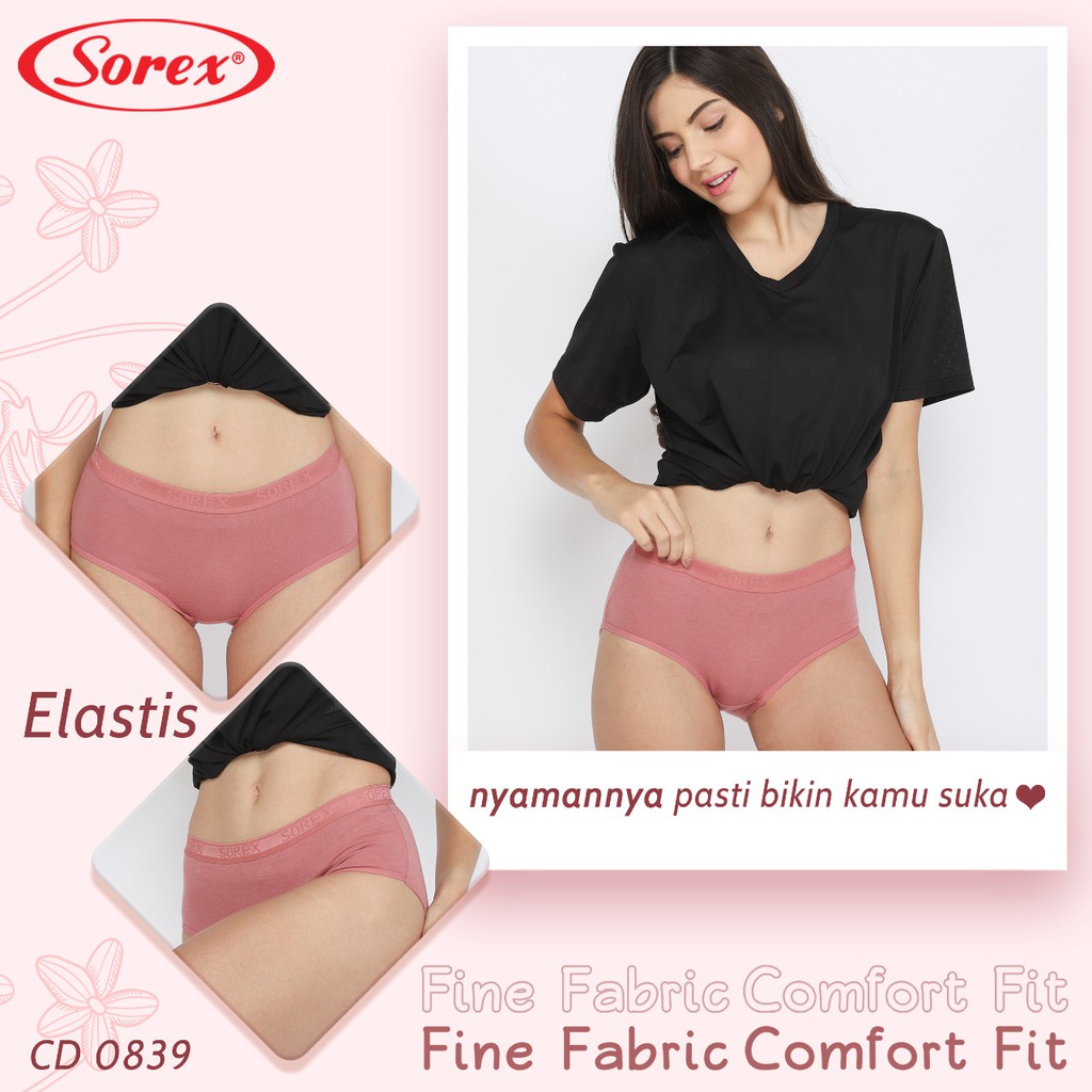 Celana Dalam  Wanita Sorex 0839 Cd Wanita Sorex 0839 Comfort Fit