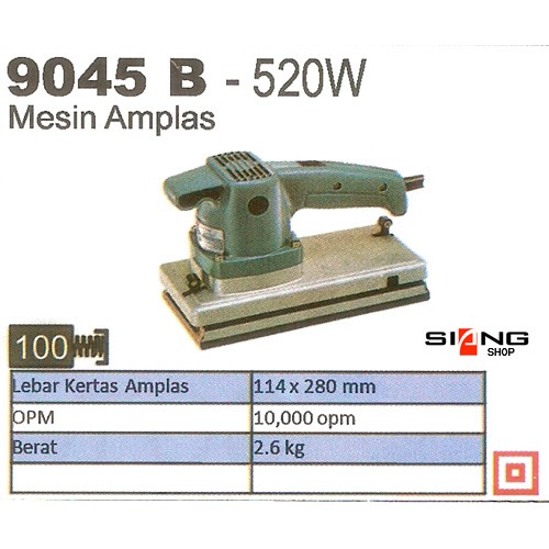 Makita 9045 B / 9045B Mesin Amplas