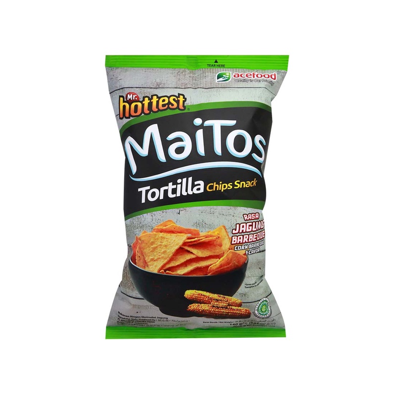 

Mr.Hottest Snack Tortilla Chips Maitos Jagung Barbeque 140G - Alhanan/04