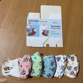 Masker DUCKBILL Anak Motif BTS Isi 50