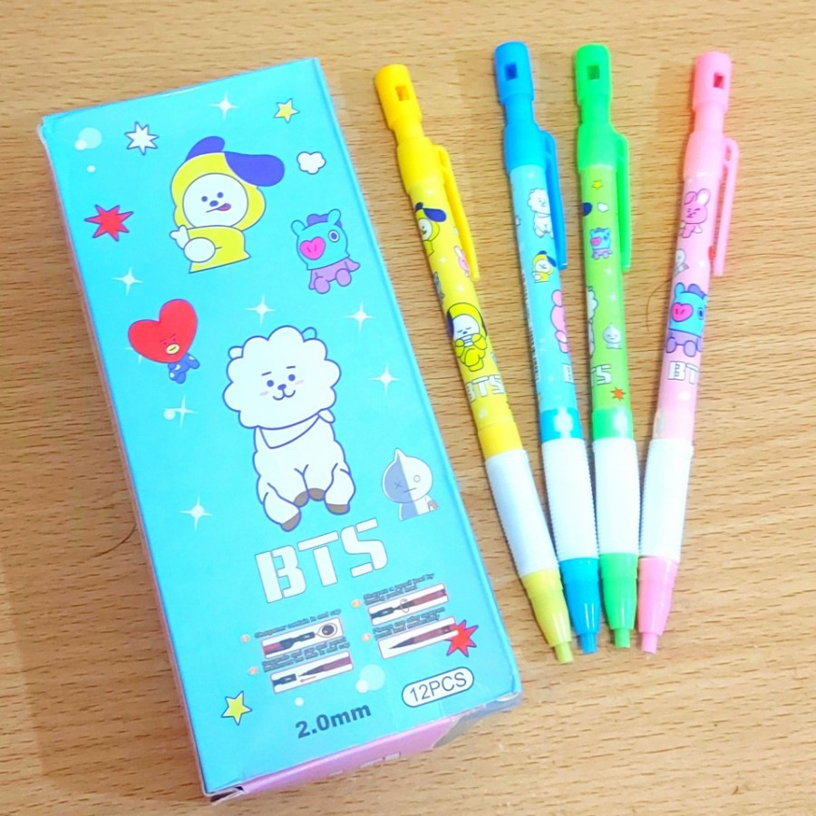 

Pensil Mekanik Fancy BT-21 Tebal 2.0mm (1pcs)