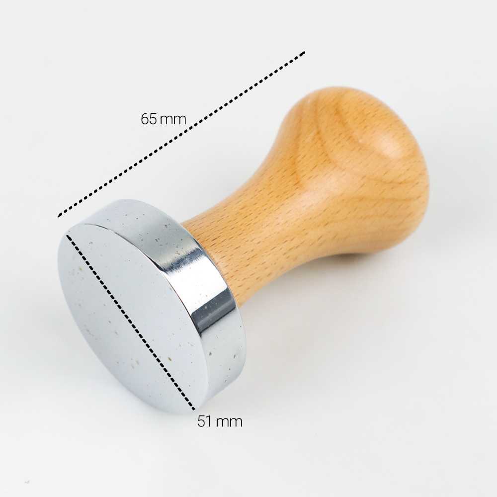 TD - RUM One Two Cups Tamper Kopi Espresso Press Filler Hammer 51mm - T15