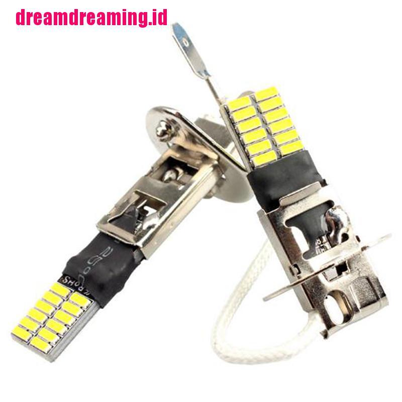 Bohlam Lampu Kabut Berkendara Mobil Xenon H1 24-SMD LED 6500K