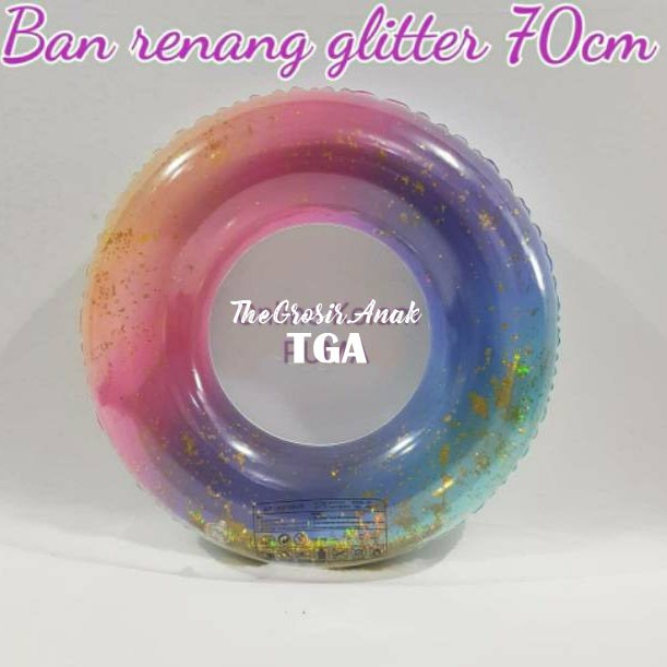 PELAMPUNG BULAT GLITTER BAN RENANG ANAK