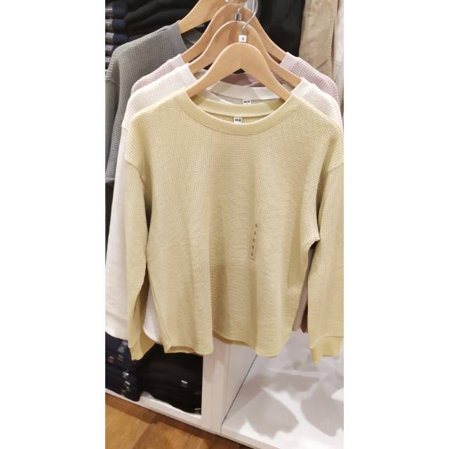 T-shirt waffle uniqlo