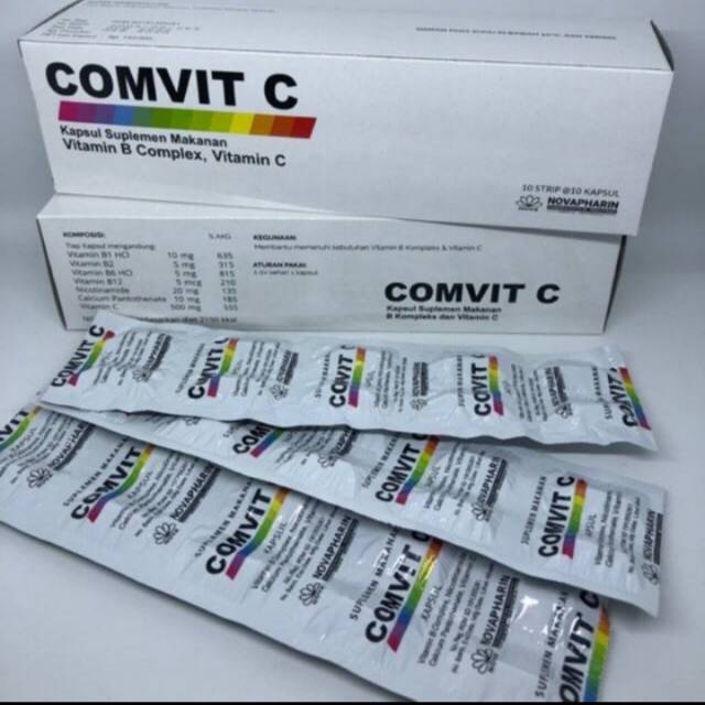 COMVIT C 1 BOX ISI 100 TABLET / VITAMIN C 500 MG 1 BOX
