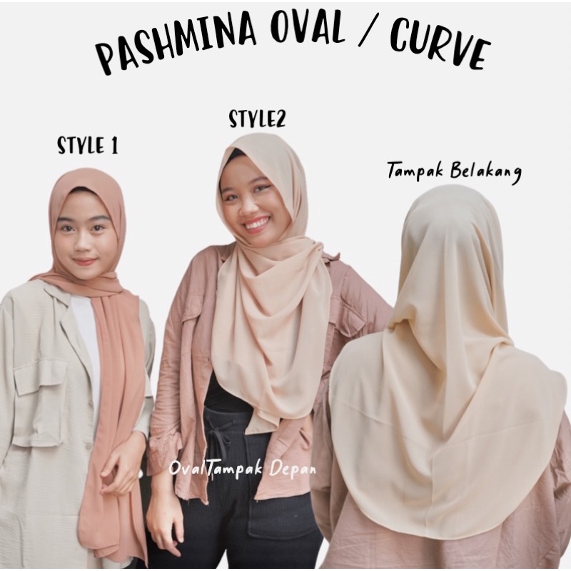 Pashmina Oval/Pashmina Curve Malay