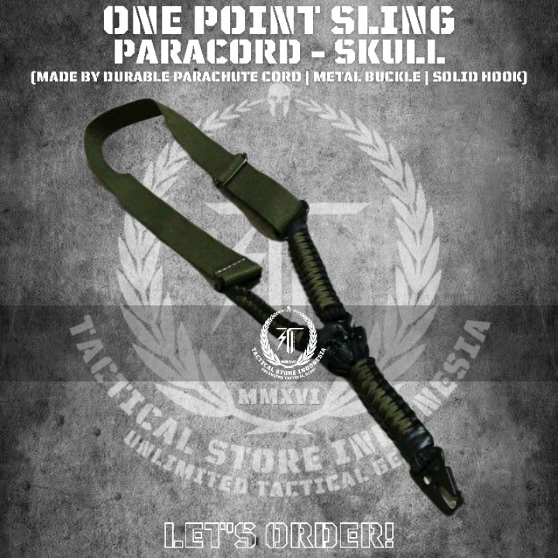 Tali Sandang Paracord Skull