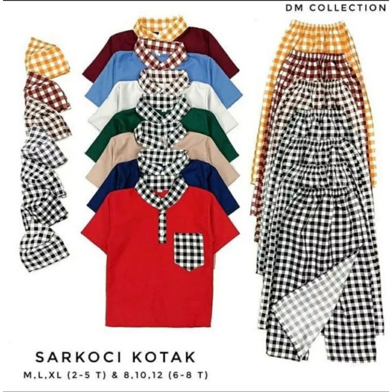 BAJU KOKO SARKOCI PUTIH.BAJU KOKO SARKOCI HITAM.BAJU KOKO SARKOCI MERAH.BAJU KOKO SARKOCI HITAM.BAJU