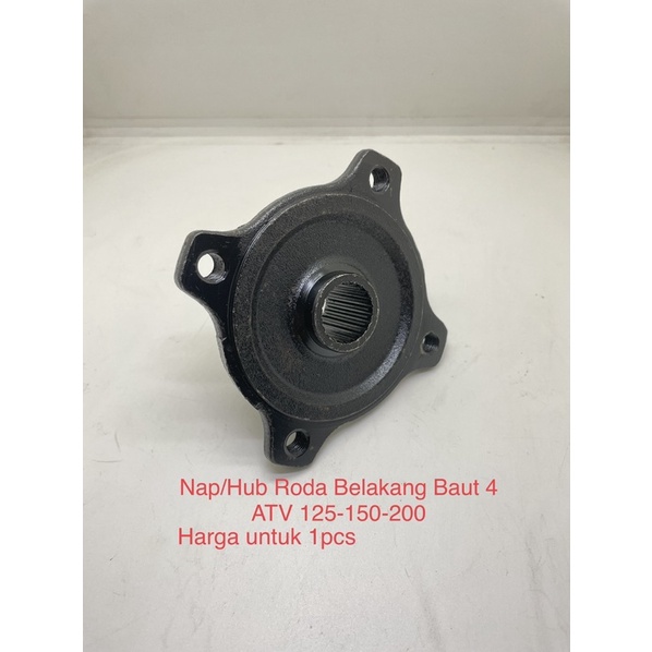 Hub-Nap Roda Belakang Baut 4 ATV - UTV - Mini Jeep - Buggy 125 - 150 - 200cc
