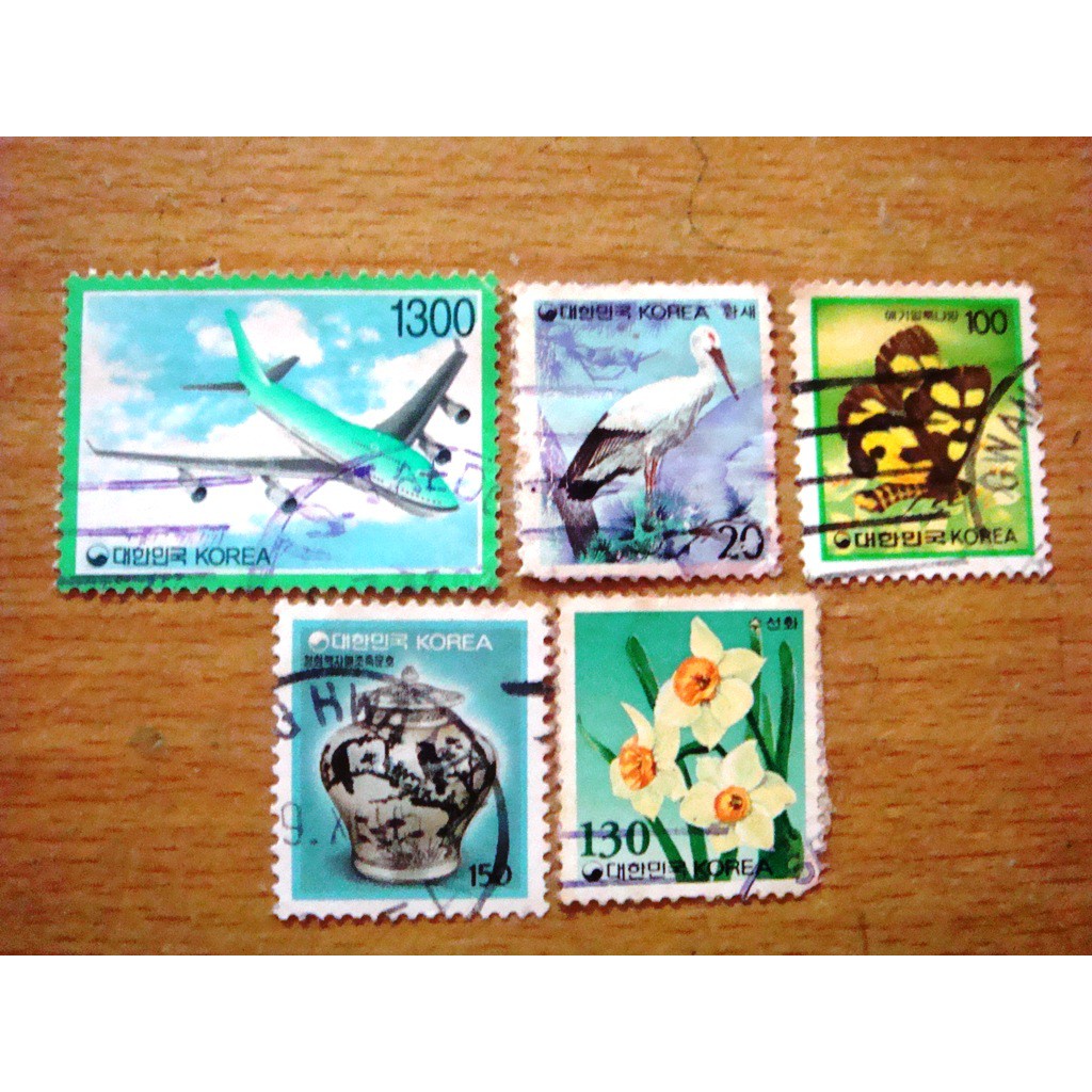 Perangko Korea Mixed Stamp