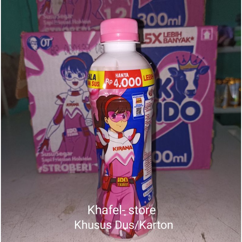 Susu Milk-Ido /Milkido Botol 300ml Dus/karton(1dus isi 12botol)