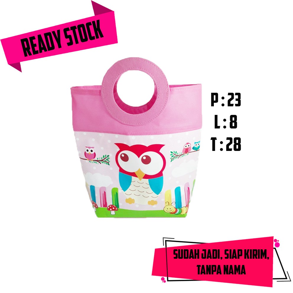 

Tas Souvenir Ultah The Owl Peg Bulat Ready Stok