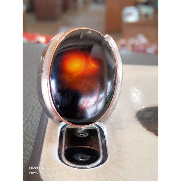 batu cincin akik Yaman Wulung merah