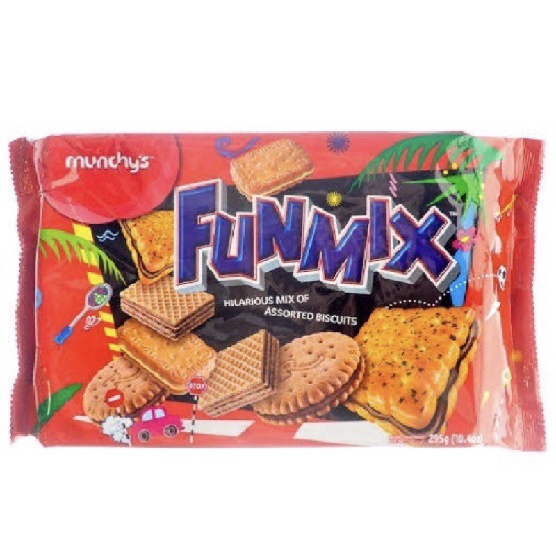 

Munchy's TOPMIX ASSORTED / FUNMIX ASSORTED Biskuit top mix 295gr