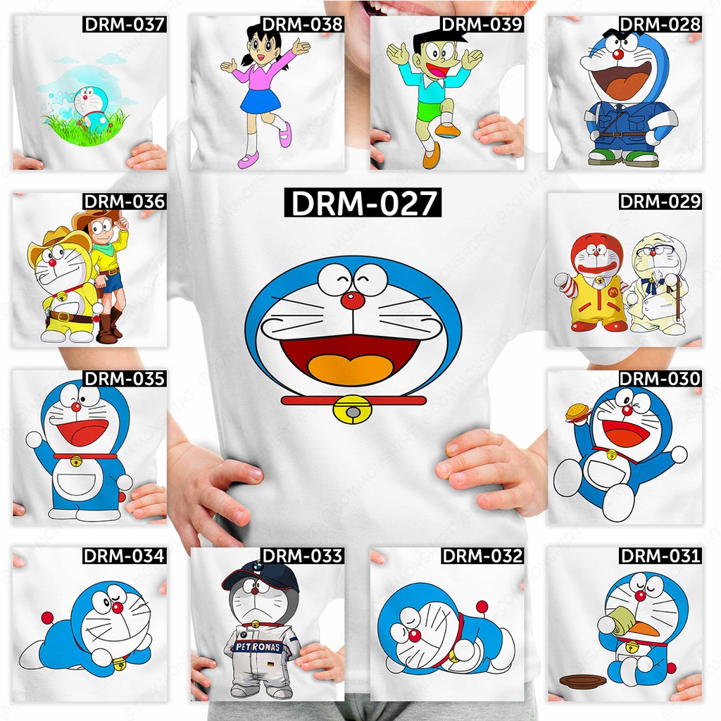 [FREE NAMA !!] Kaos / Baju Doraemon Dewasa