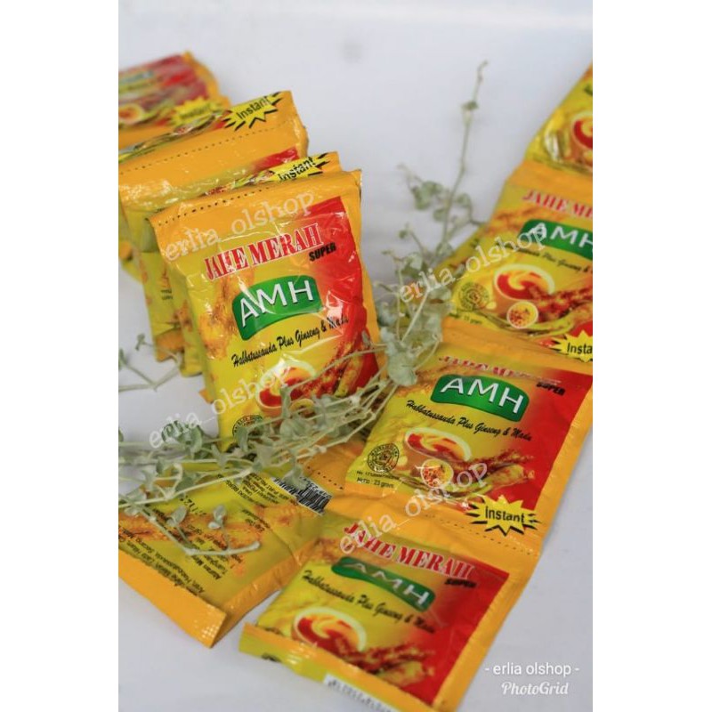 

Jahe Merah Super AMH/Minuman plus Gingseng & madu