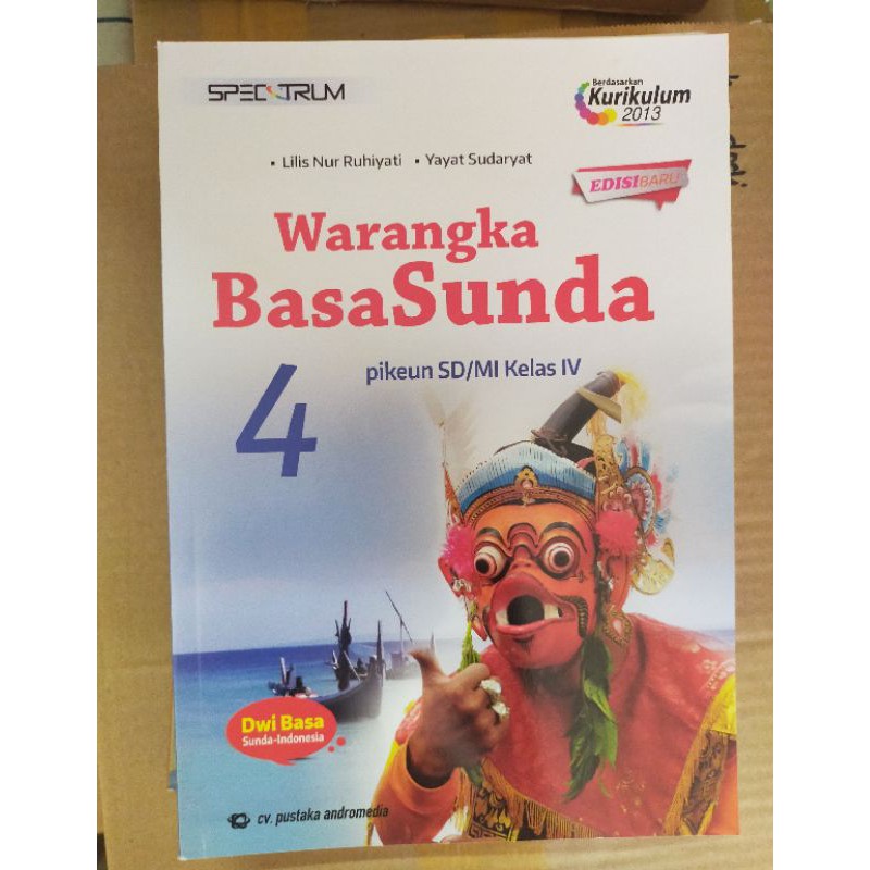 ORI harga satuan buku teks bahasa Sunda Dwi bahasa k13 kelas 1,2,3,4,5,6