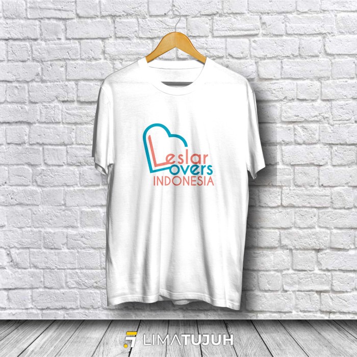 Kaos Leslar Lovers Indonesia Baju Distro Bahan Premium (TSF)