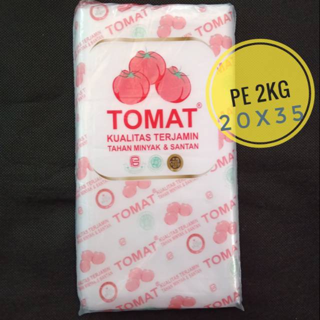 Plastik PE merk Tomat / Plastik Bening Murah / Plastik Es Mambo / Plastik Es