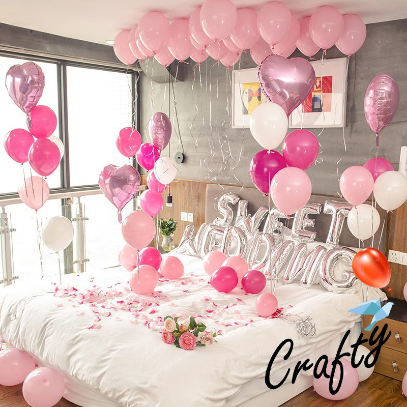 [PAKET] BRIDAL SHOWER Set SIMPLE PINK HEART Dekorasi Backdrop Prewedding