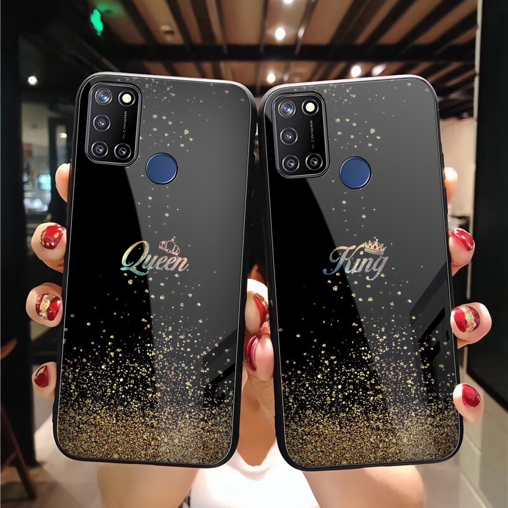 LS365 Softcase Glass Kaca Kilau REALME 7i 12 12+ 12 PRO+ 11 4G NFC 11 PRO 5G NOTE 50 C67 C53 C51 C55