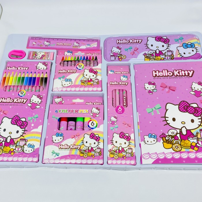 

Gaya Stationary Set Xl Alat Tulis Gambar Anak Lengkap Hello Kitty Bergaransi