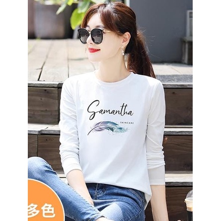 ATASAN SAMANTHA/ATASAN WANITA KOREAN STYLE/KAOS ATASAN WANITA LENGAN PANJANG/BAJU ATASAN WANITA LENGAN PANJANG