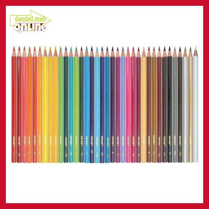 

U8Tyrt67- Color Pencil / Pensil Warna Joyko Cp-36Pb / 36 Warna E3Yrf797-