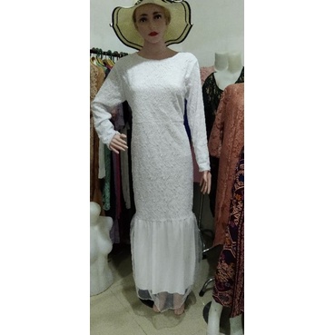 Dress Putih Panjang