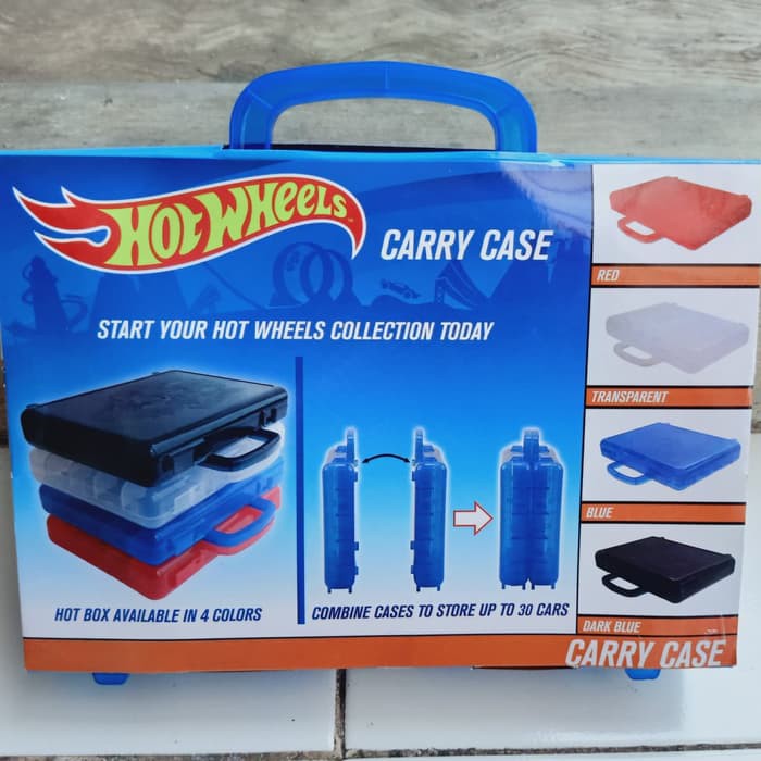 Hot Wheels ORI Carry Case - Free 2 Basic Cars - Tas Hot Wheels Ori Kapasitas 15 Diecast