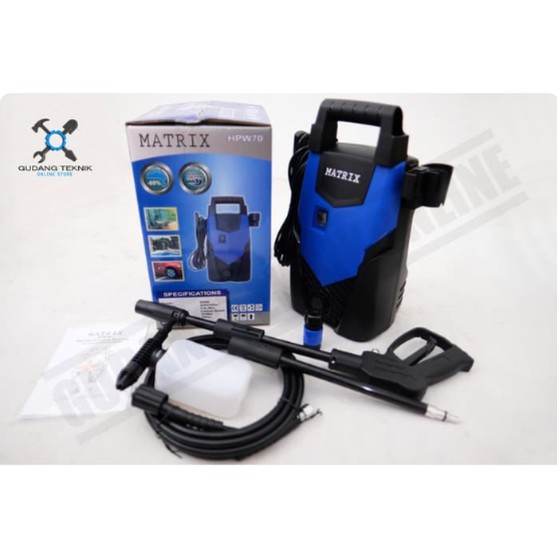 Mesin Steam Cuci Mobil Motor Jet Cleaner hemat listrik Matrix HPW70  bisa GRAB GOJEK