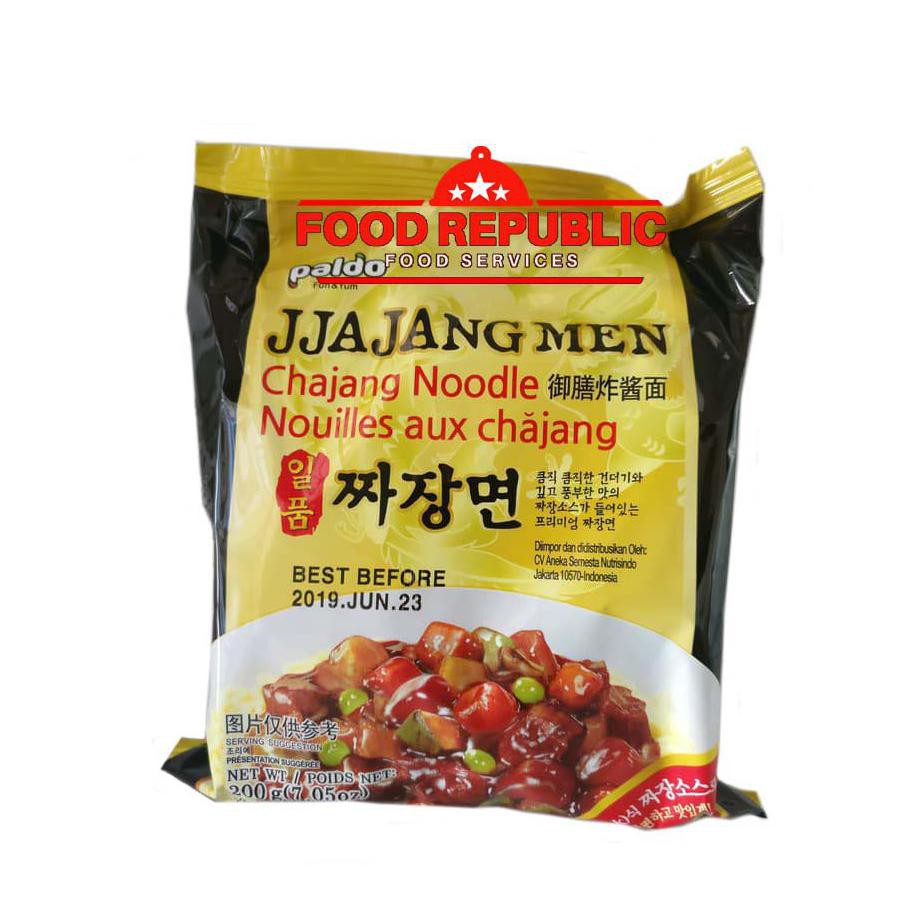 

Pasti Ready Paldo Jjajangmyun / Jajangmen / Jajangmyeon / Chajang Mie 200 Gr Halal