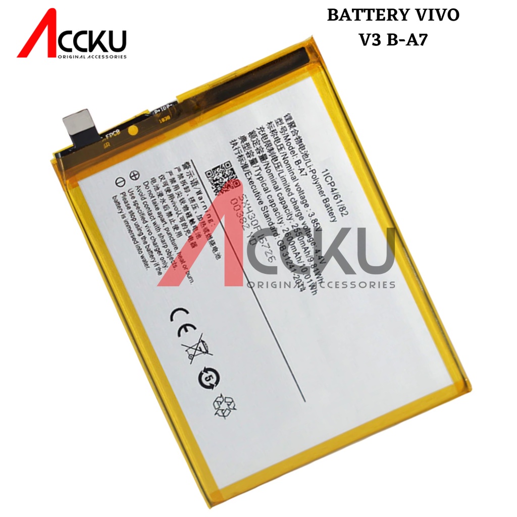 BATTERY VIVO V3 BATERAI VIVO V3 BATERAI VIVO B-A7 ORIGINAL  99