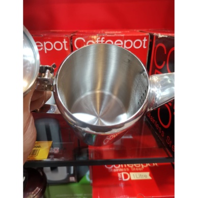 Maspion Coffee Pot C / D - Teko Kopi Pot / Susu Stainless Steel 1 Liter