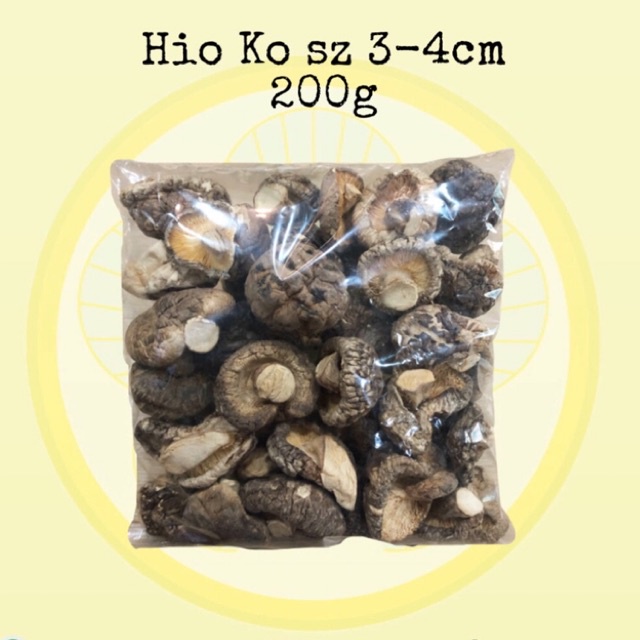 

Jamur HioKo / Jamur Shitake Kering 200gr
