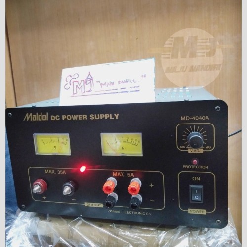 PERTUKANGAN PERLENGKAPAN LISTRIK POWER SUPPLY MALDOL 40 A DC